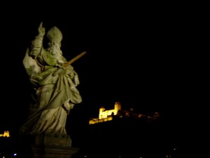 Nicht nur in Sachen Turnier ein Erlebnis - Blick auf die Würzburger Nacht