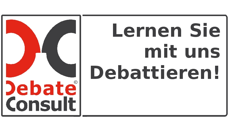 Logo Debate-Consult, eines Partners der Streitkultur